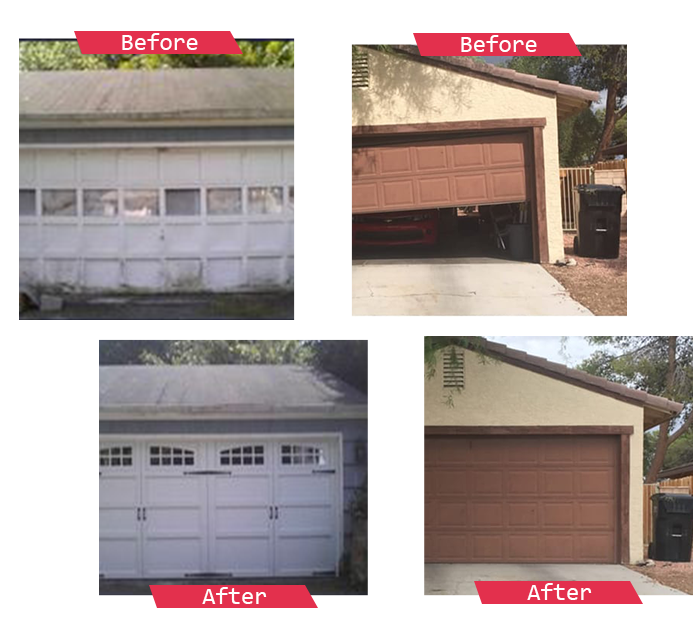 after and before
